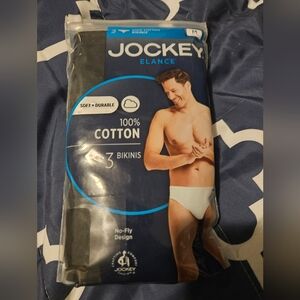 Jockey Men's Black Cotton Bikinis